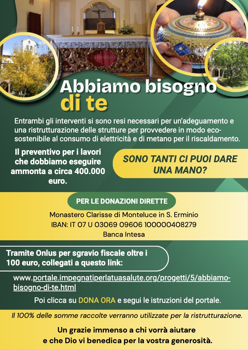 ABBIAMO BISOGNO DI TE